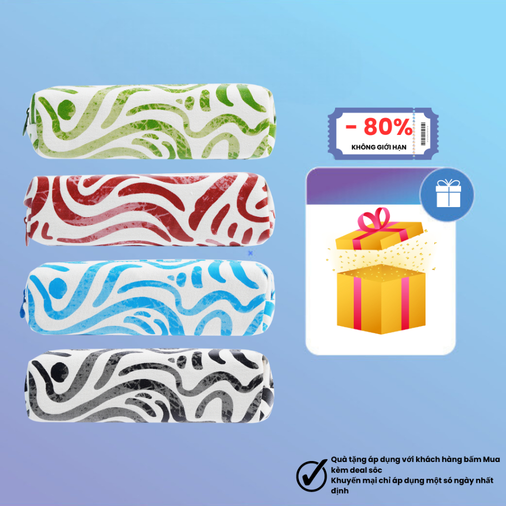 Túi đựng bút học sinh Mesy Classmate chất liệu da PU cao cấp, thiết kế độc đáo  PP06-ME