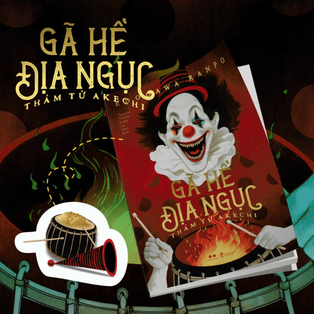 Sách - Gã hề địa ngục – Thám tử Akechi – AZVietNam