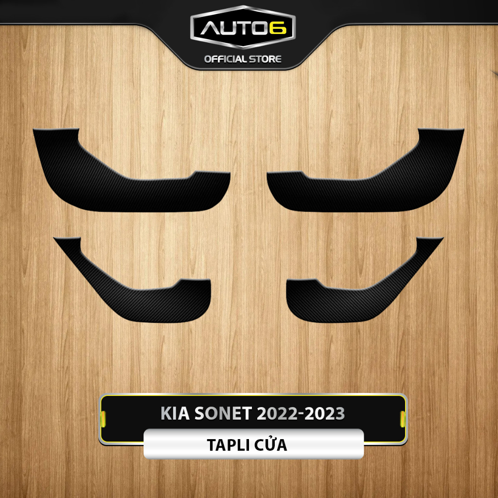 KIA SONET - Bộ decal dán chống xước tapli 4 cửa xe SONET - AUTO6
