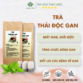 Trà thải độc gan hạ men gan, giải độc gan, tăng cường chức năng gan gói 30 túi lọc - MIHA Tea