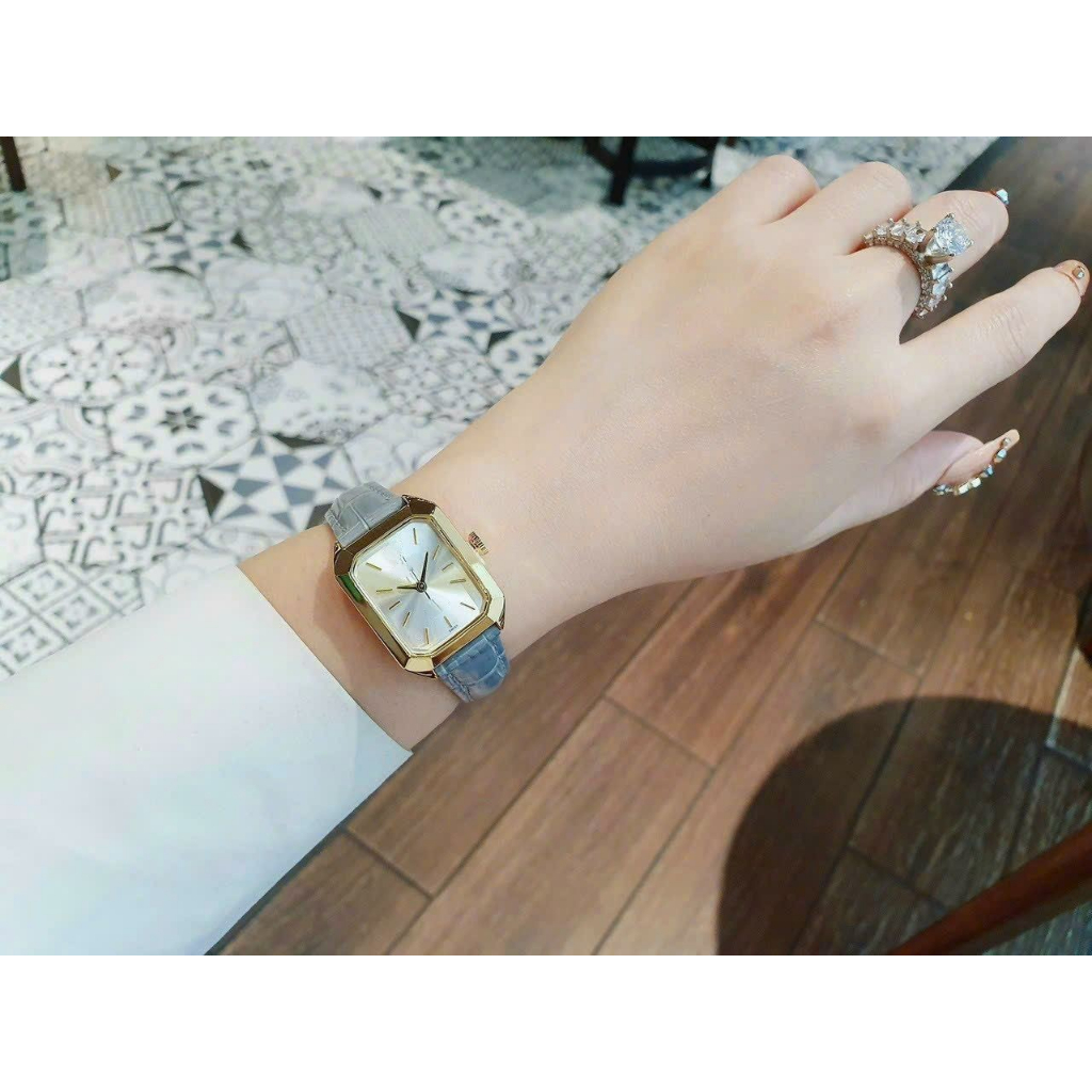 Đồng hồ nam nữ dây da TB334 chống nước bảo hành