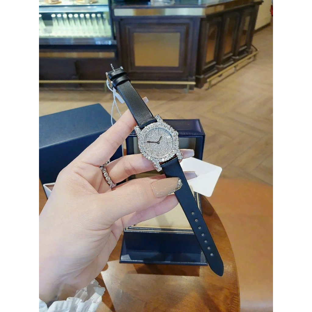 Đồng hồ nam nữ dây da TB339 chống nước bảo hành