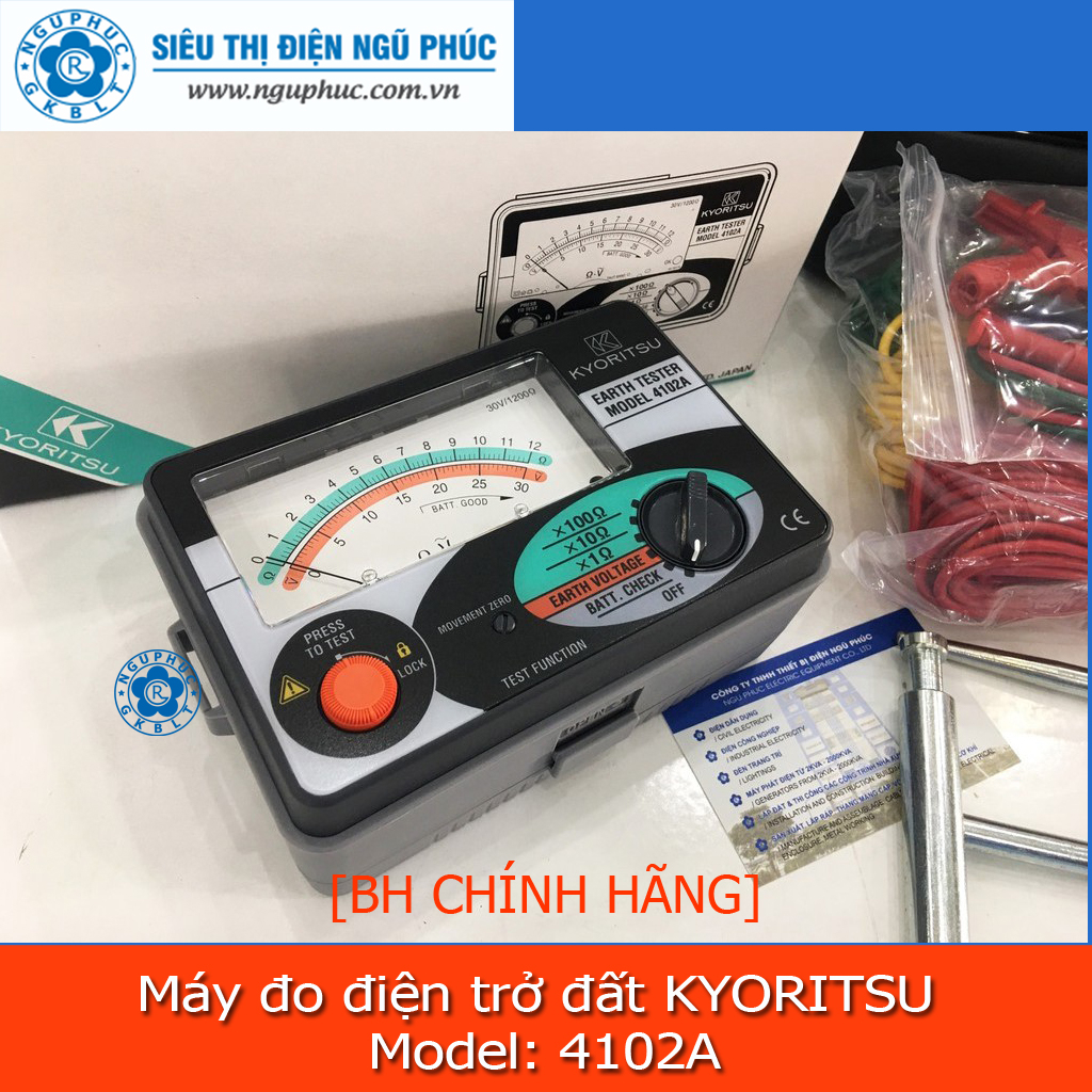 Máy đo điện trở đất KYORITSU 4102A