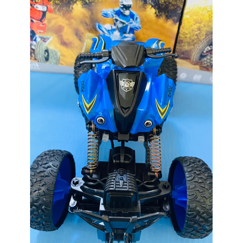 Xe môtô địa hình, xe leo núi có phuộc giảm sóc siêu ngầu cho  bé