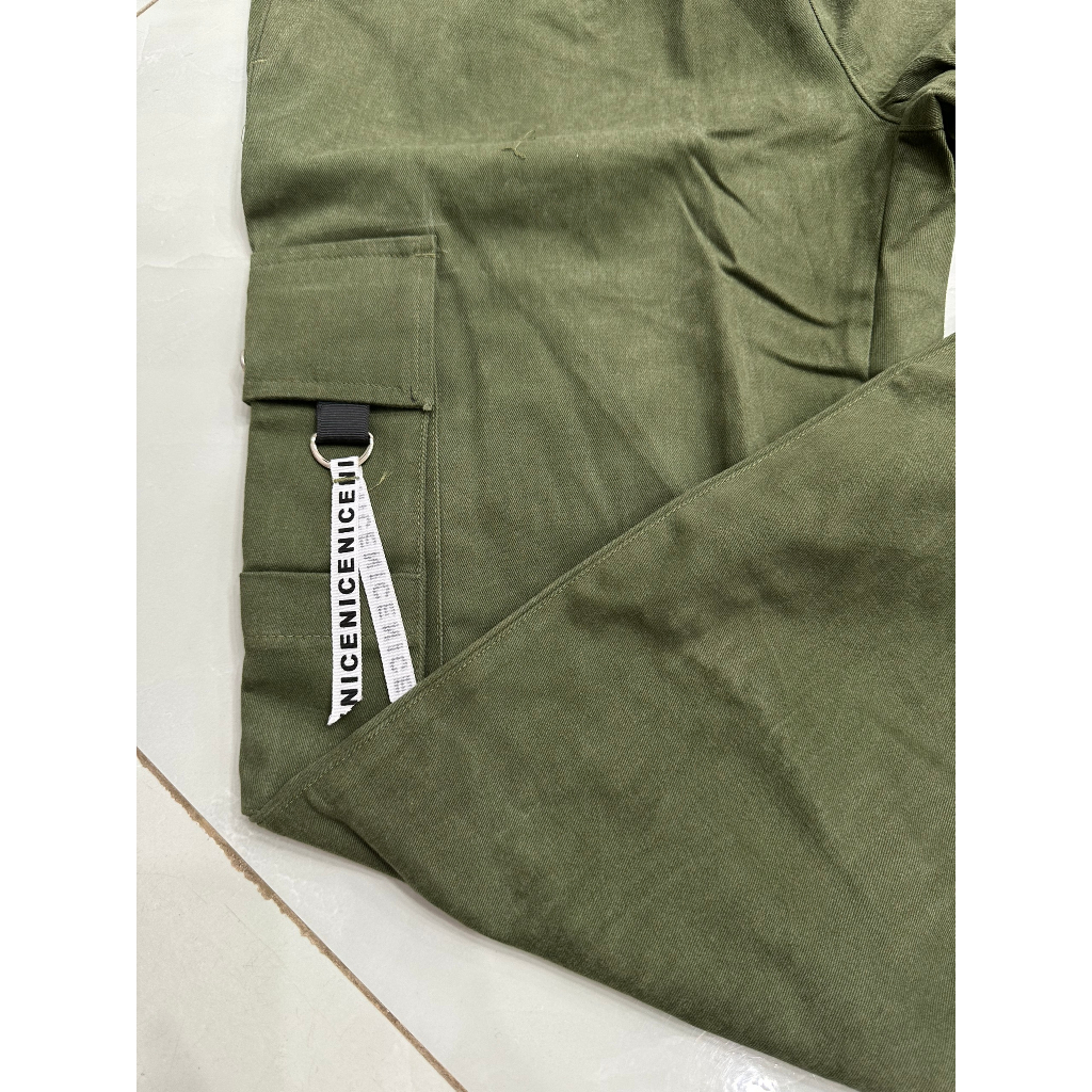 Quần Jogger ATOKI Nam Nữ Unisex Chất Kaki Co Giãn Túi Hộp Phong Cách Hiphop 623 P9