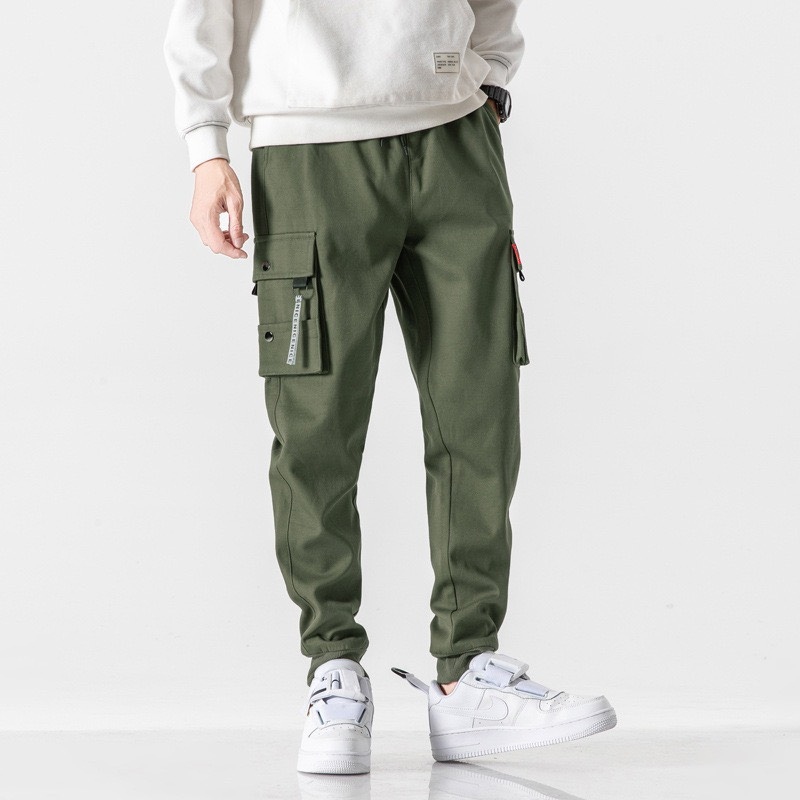 Quần Jogger ATOKI Nam Nữ Unisex Chất Kaki Co Giãn Túi Hộp Phong Cách Hiphop 623 P9