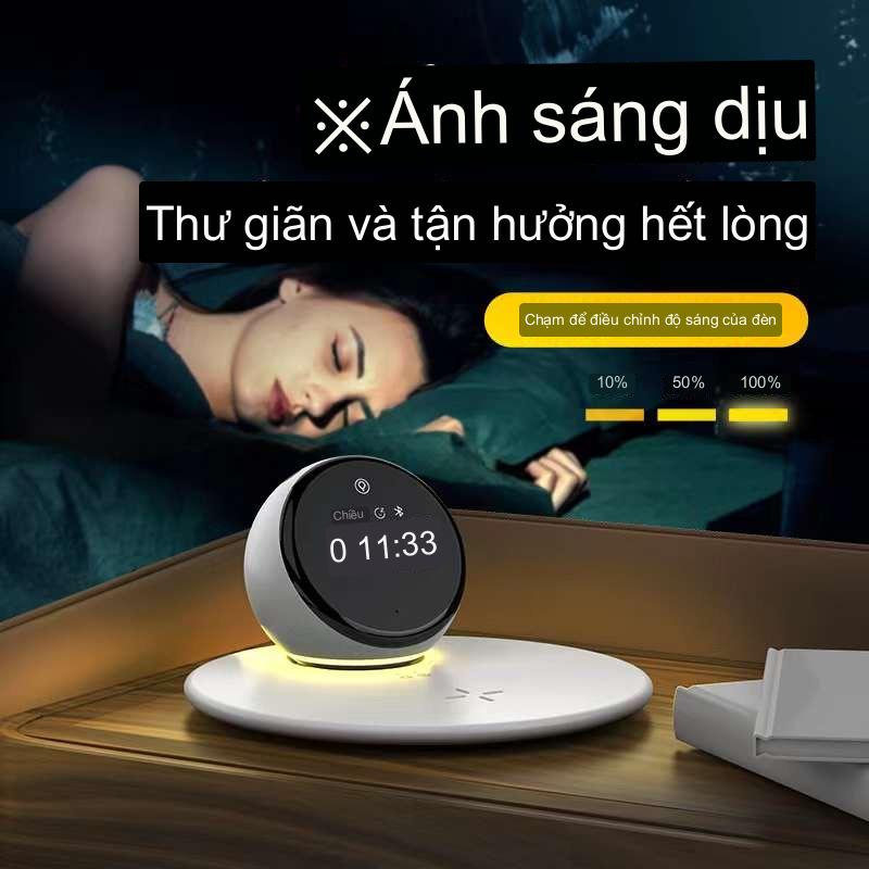 Đồng hồ báo thức TMD Z11PRO  kiêm sạc không dây 15w có đèn ngủ, loa Bluetooth đa chức năng