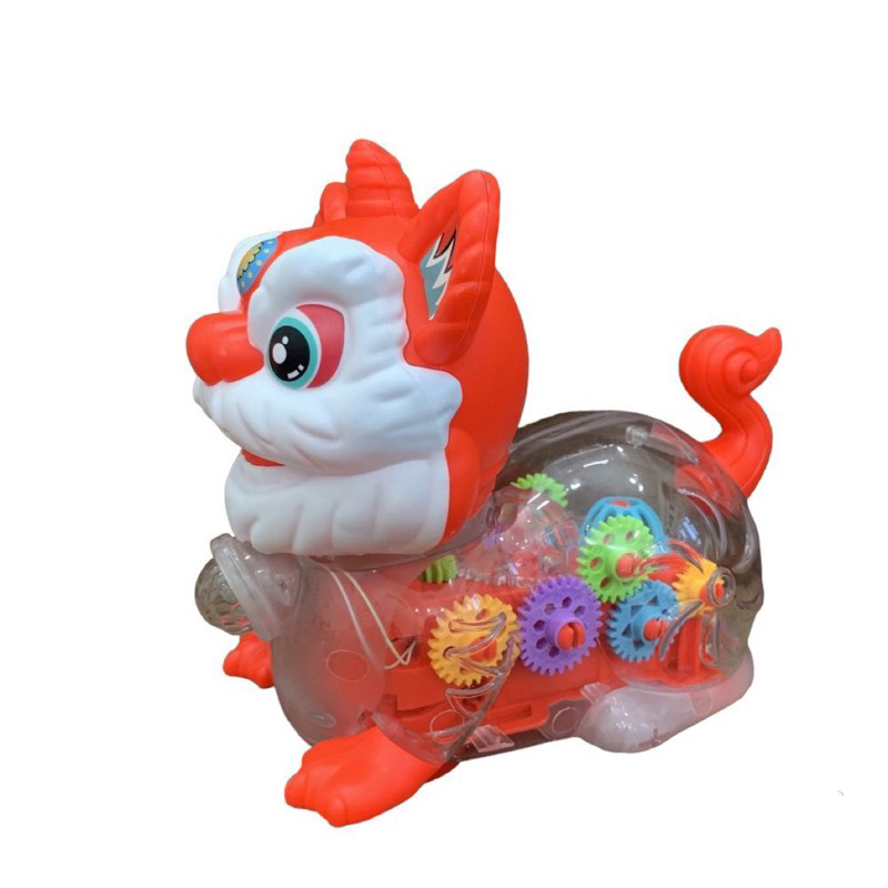 Lồng đèn trung thu Lân sẵn pin 25×18 đồ chơi trung thu