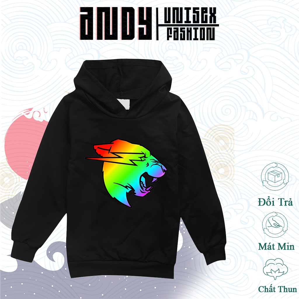 Áo hoodie in hình Mr Beast dành cho các fan, Áo in hình YouTube Mr Beast chất nỉ bông dày dặn hình in sắc nét