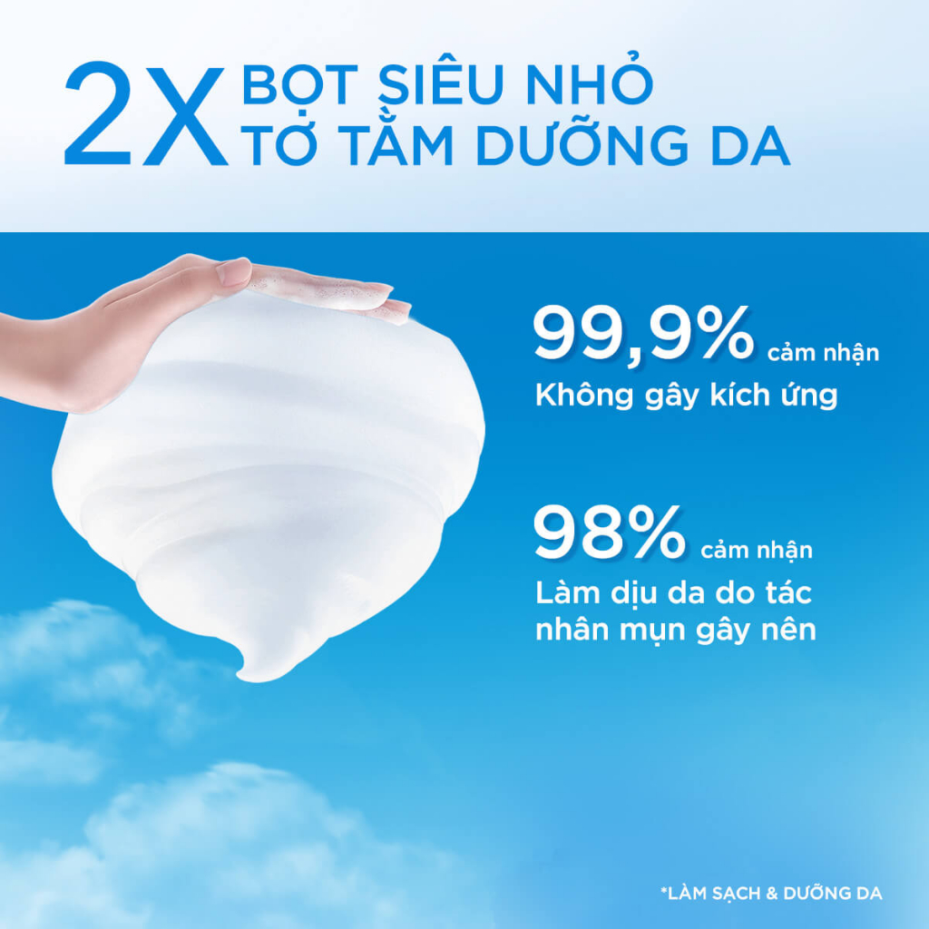 Sữa rửa mặt dành cho da mụn Senka perfect whip acne care 100g