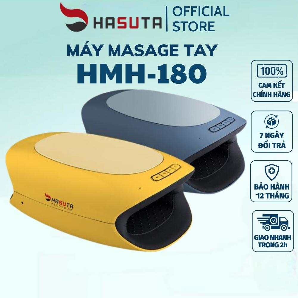 Máy massage tay HASUTA HMH-180, hoạt động bằng túi khí êm ái giảm đau mỏi, nhiều chế độ massage linh hoạt, thoải mái