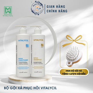 Dầu gội xả phục hồi hương nước hoa cho mọi loại tóc Vitalycil Repair 470ML chính hãng