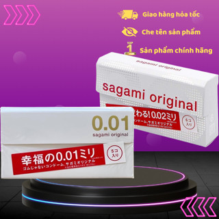 Combo 2 hộp 11 chiếc bao cao su sagami 001 Original + sagami 002 Original