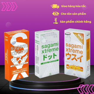 Combo 3 hộp 30 chiếc bao cao su sagami siêu mỏng, siêu rẻ chính hãng