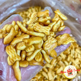 Bánh quy cá mặn tuổi thơ bánh quy cá mặn bơ sữa thơm ngon túi zip 500gr - 04102000