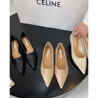 GIÀY BÚP BÊ MŨI NHỌN DA LÌ JIAMEIRUI