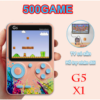 MÁY CHƠI GAME ĐƠN 500 TRÒ G5 X1 - CHO BÉ ( 1 người chơi)