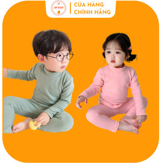 Bộ Dài Borip Cho Bé 💖 Cao Cấp 💖 Bộ Borip Cổ Lọ Siêu Ấm Cho Bé Trai Bé Gái Mặc Mùa Đông