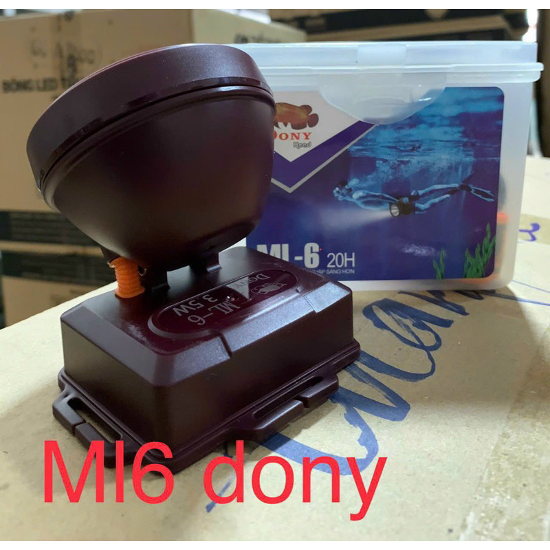 Đèn đội đầu chống nước siêu sáng ML6 – DONY, đèn pin chính hãng 35W