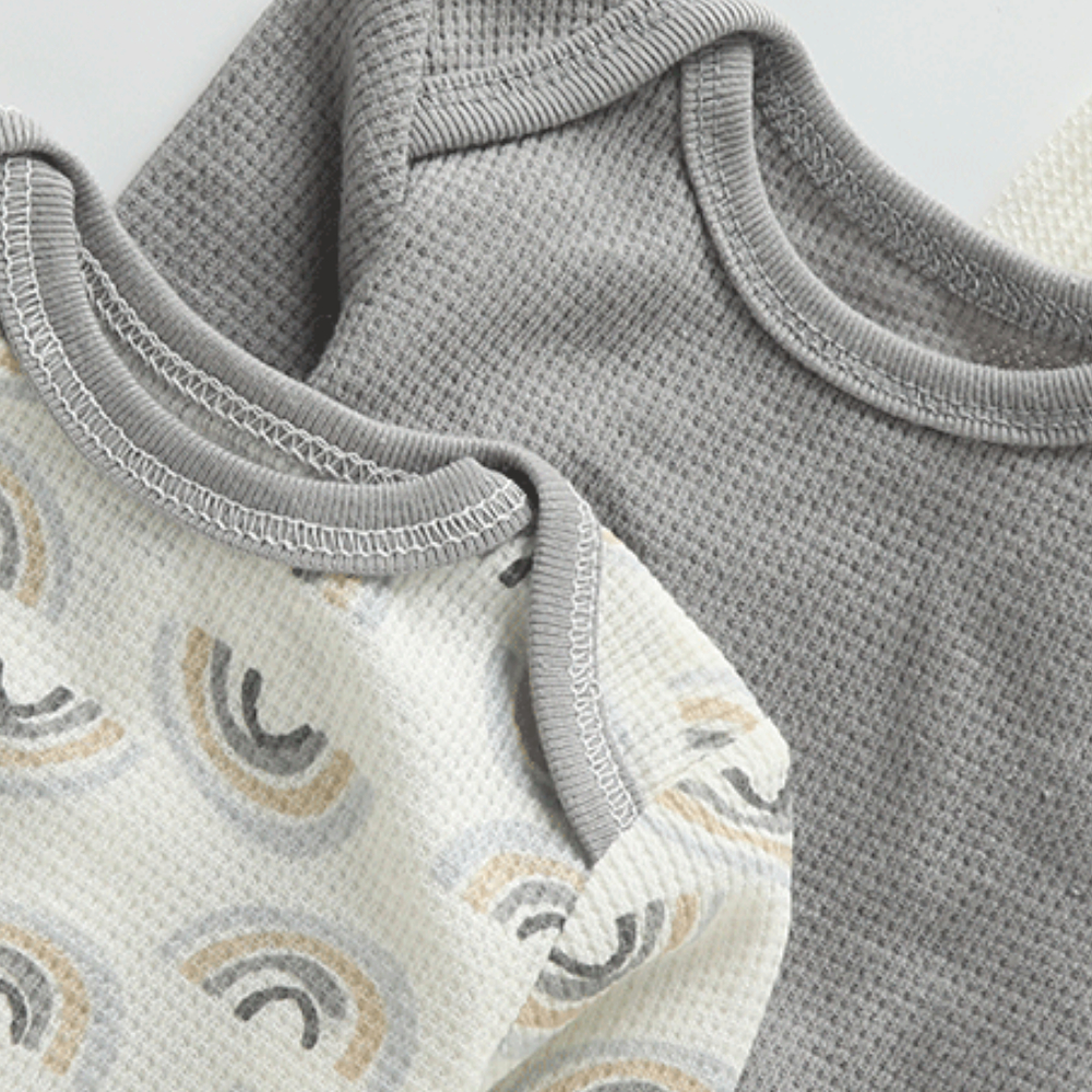 Body chip dài tay cho bé chất cotton mềm mát, bodysuit size từ 0-9 tháng BDT06