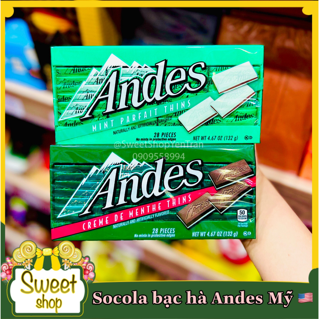 Socola thương hiệu Andes -132g Mỹ