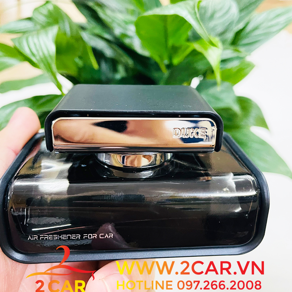 Nước hoa dầu thơm ô tô xe hơi cao cấp DUKE chiết xuất hoàn toàn từ thiên nhiên khử mùi chống say xe đặt taplo