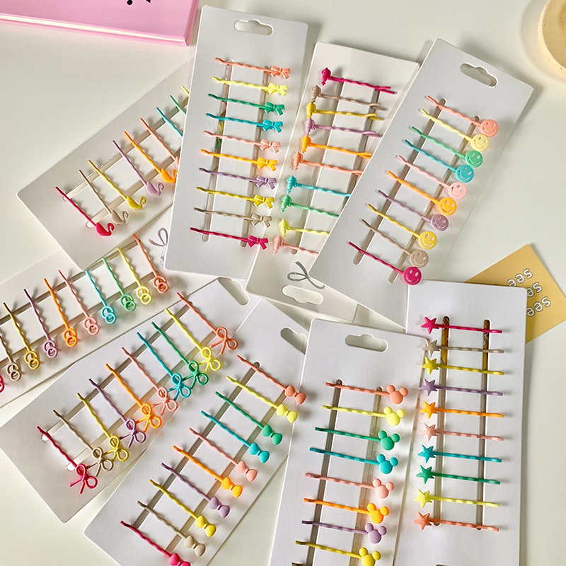 Set 10 kẹp tăm tông màu Pastel siêu xinh cho bé