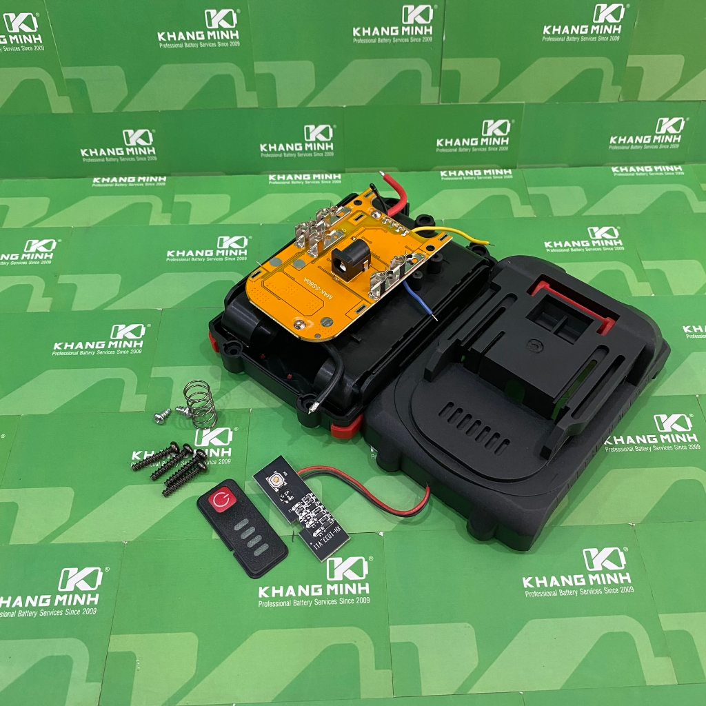 Vỏ mạch pin Makita adaptor Led  new 18V - 21V, 5S - 1P lắp 1 hàng - 5 cell