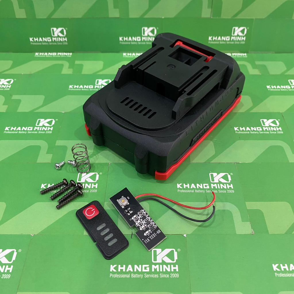 Vỏ mạch pin Makita adaptor Led  new 18V - 21V, 5S - 1P lắp 1 hàng - 5 cell