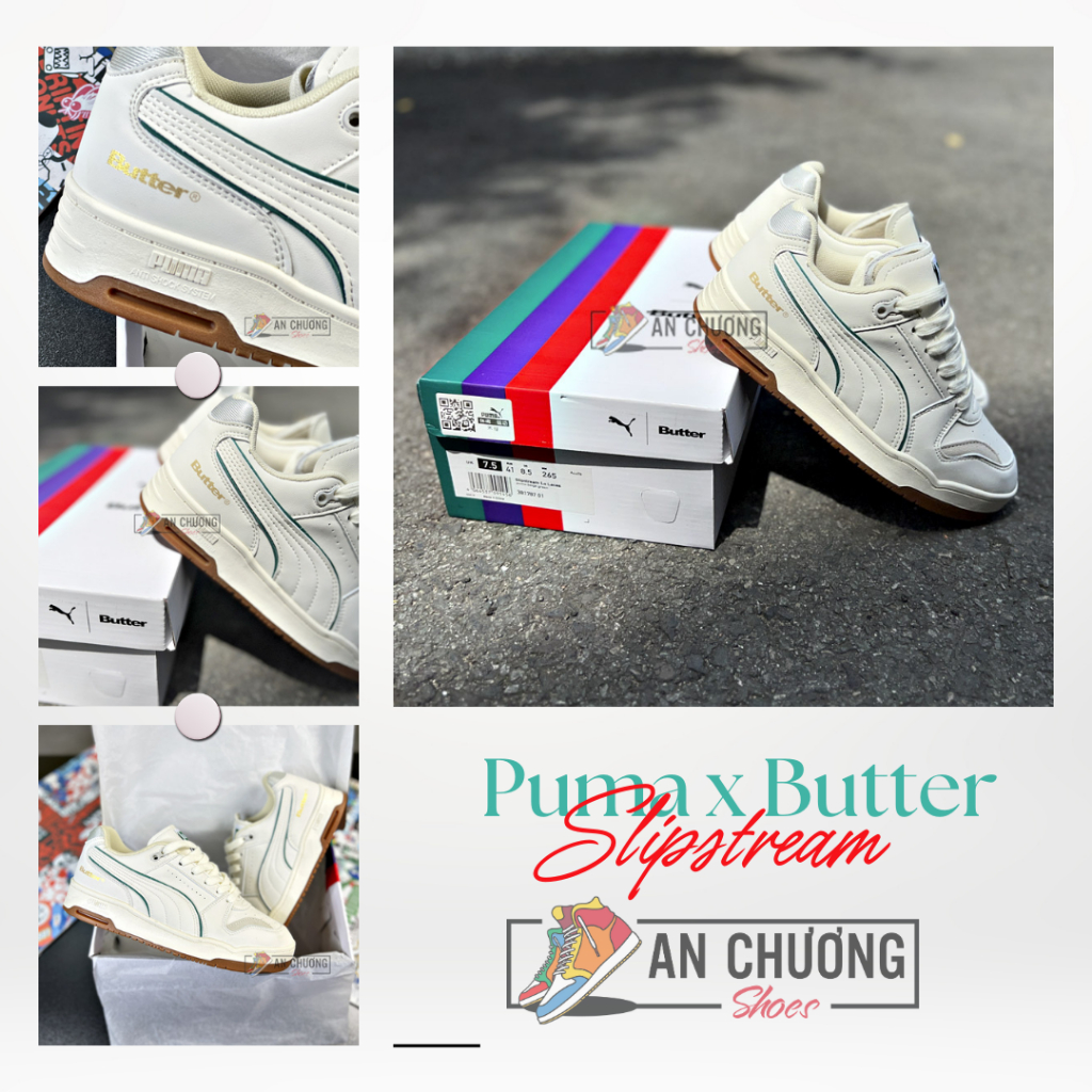 Giày Sneaker PU MA x Butter Slipstream