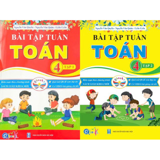 Sách -bài tập tuần toán 4 tập 1+2