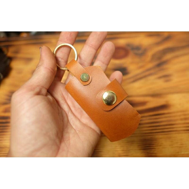 Móc chìa khóa da bò