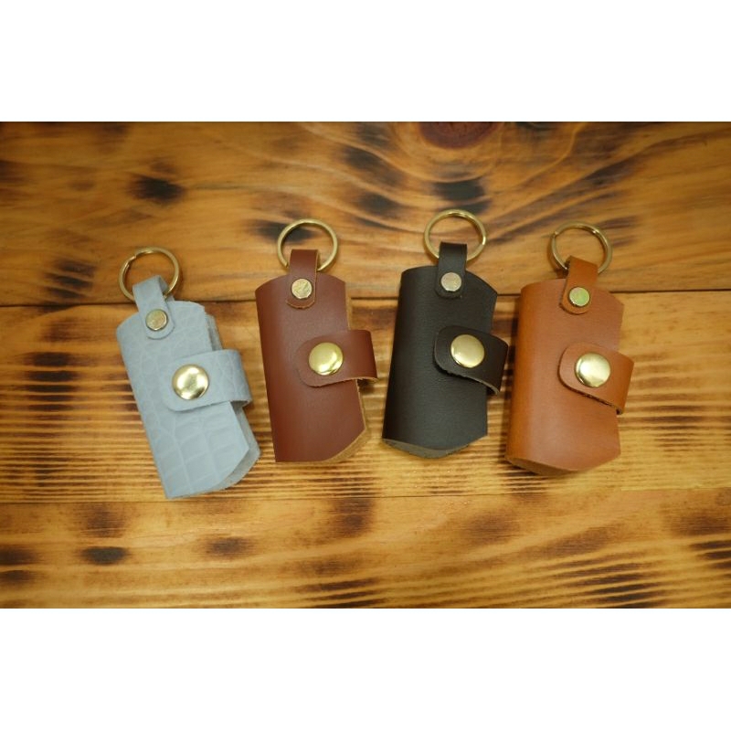 Móc chìa khóa da bò