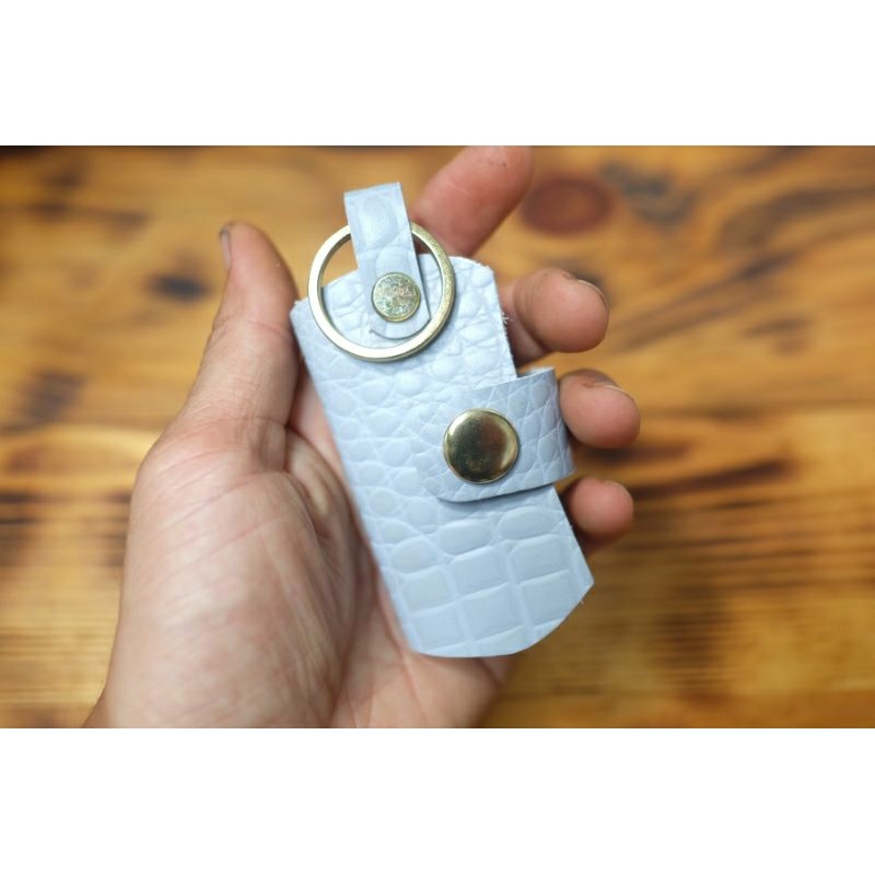 Móc chìa khóa da bò