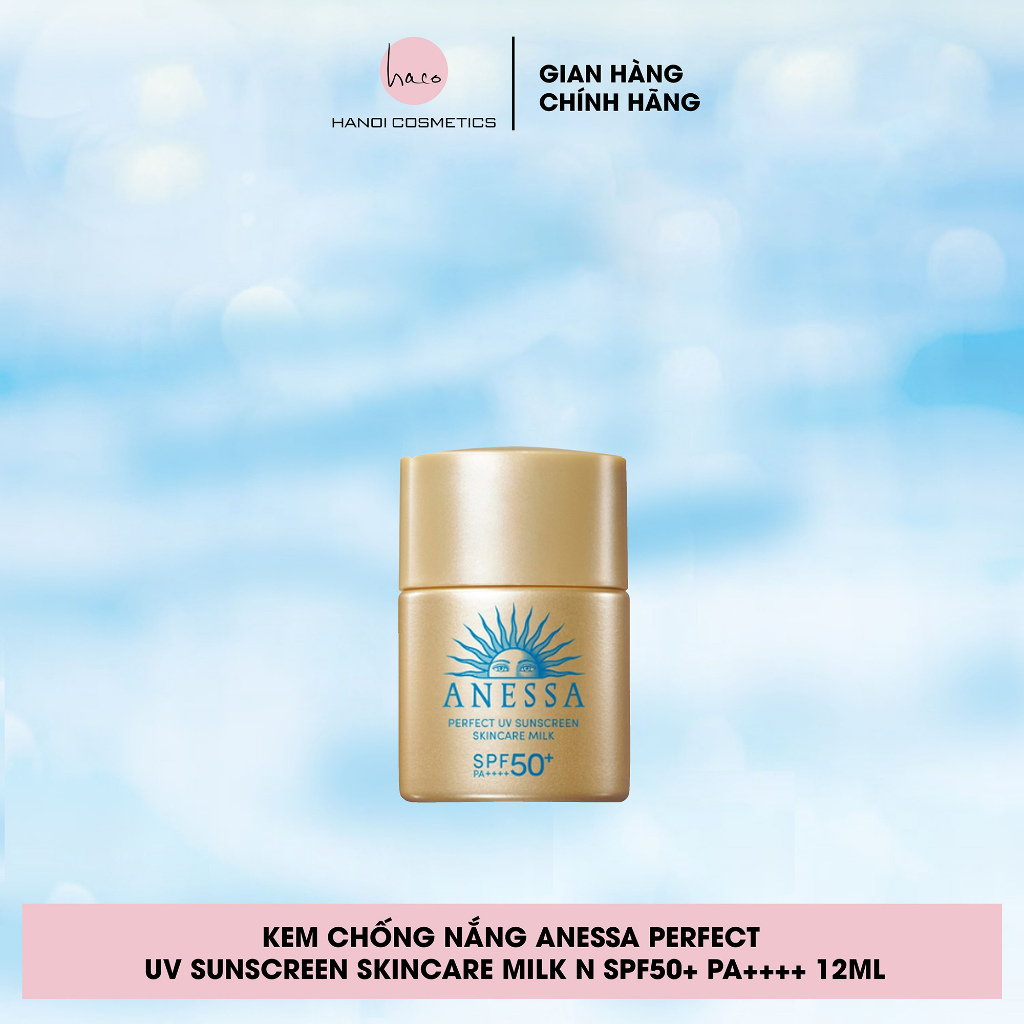 (12ml) Sữa chống nắng Anessa Perfect UV Skincare Milk SPF50+/PA++++