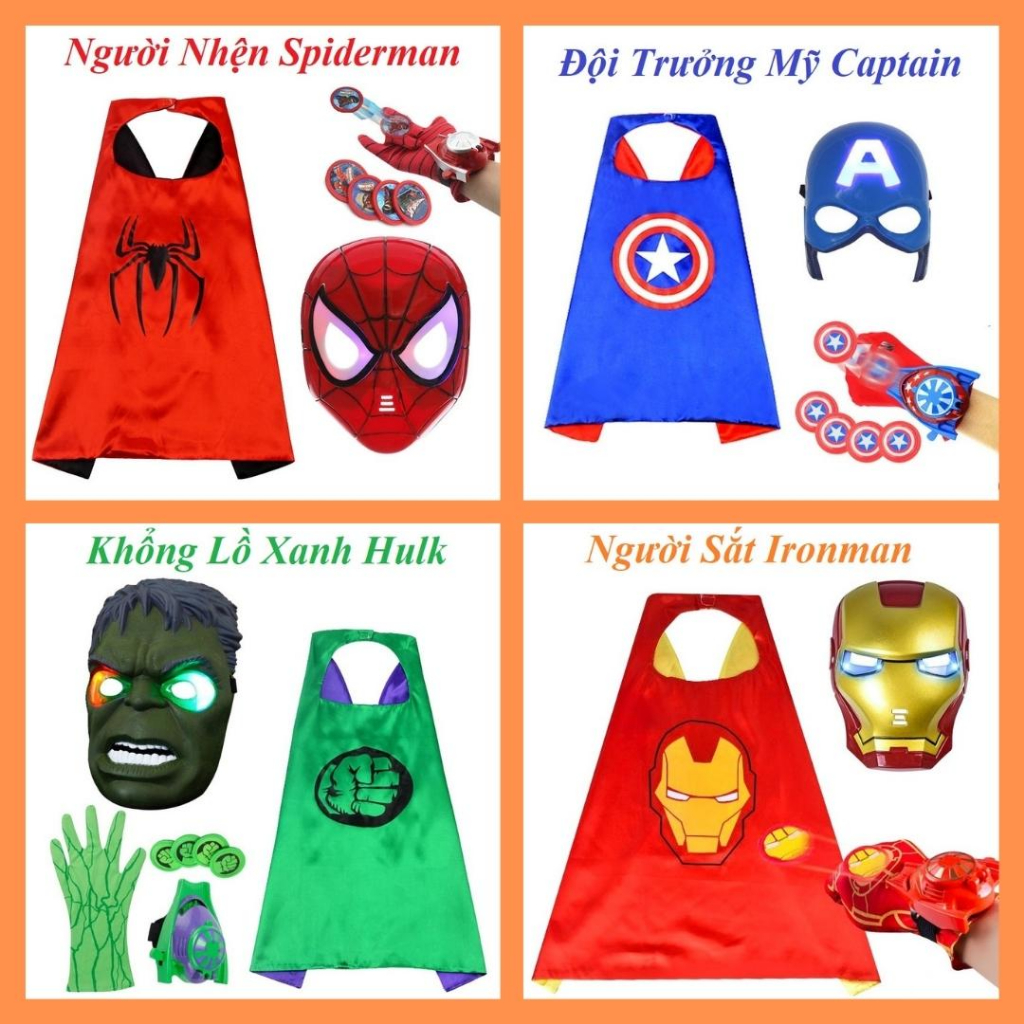 Đồ chơi siêu nhân nhện mô hình siêu anh hùng cho bé sưu tập đa dạng mẫu mã lựa chọn chất liệu cao cấp