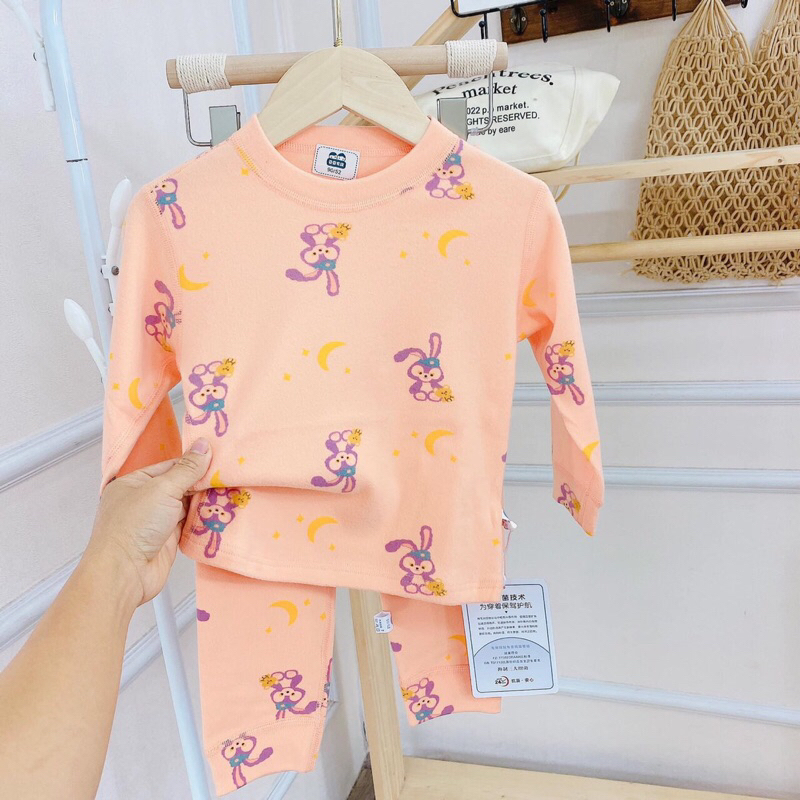 Bộ cotton len, nỉ cho bé trai, bé gái_Hàng QC cao cấp