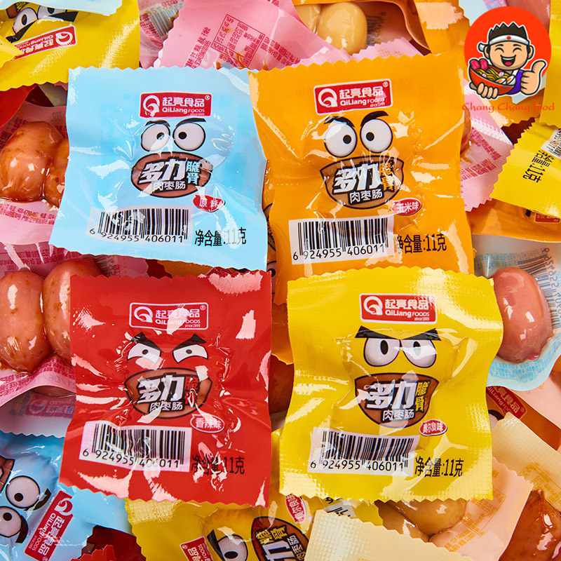 Xúc Xích Sụn Mini Gà Gói 2 Viên Bi Nhiều Vị Đồ Ăn Vặt Trung Quốc