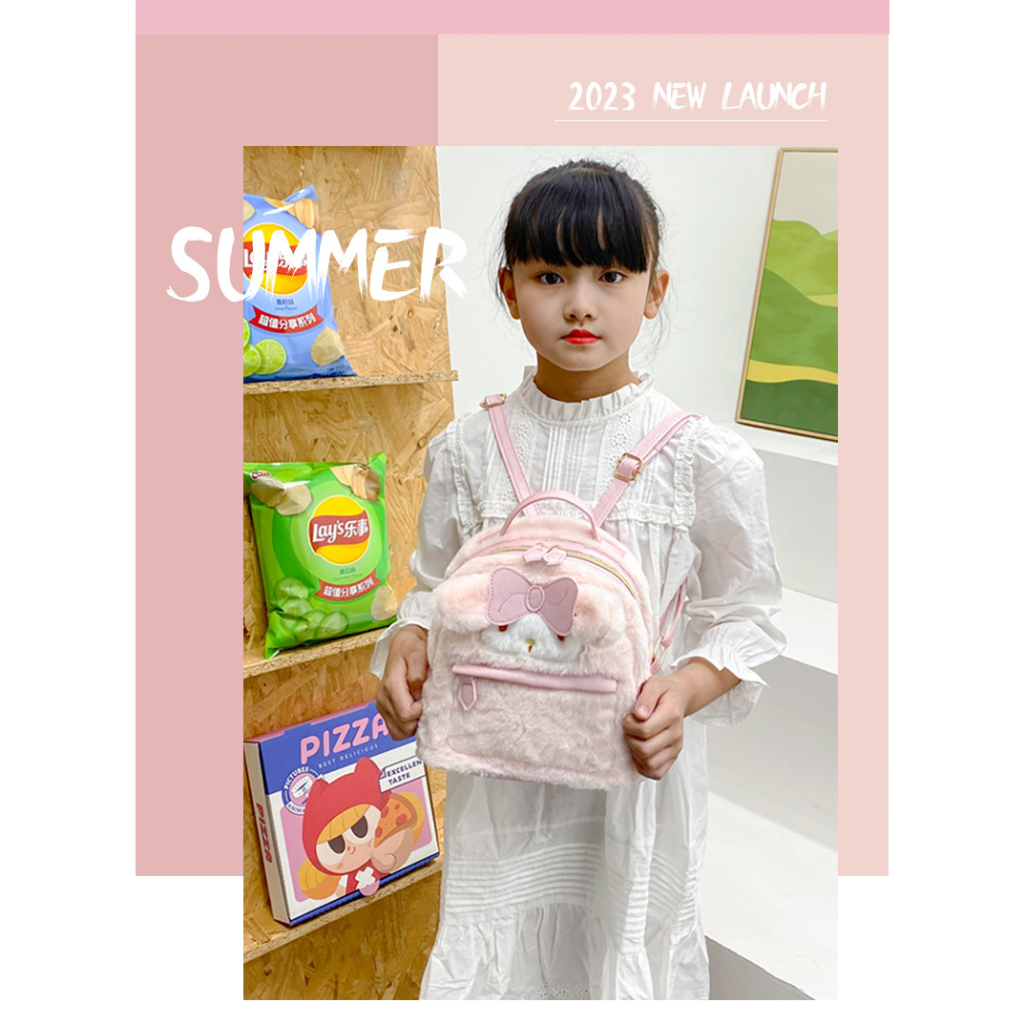 Balo Dây Da Hoạt Hình CINNAMOROLL, THỎ MY MELODY đáng yêu cho bạn nữ