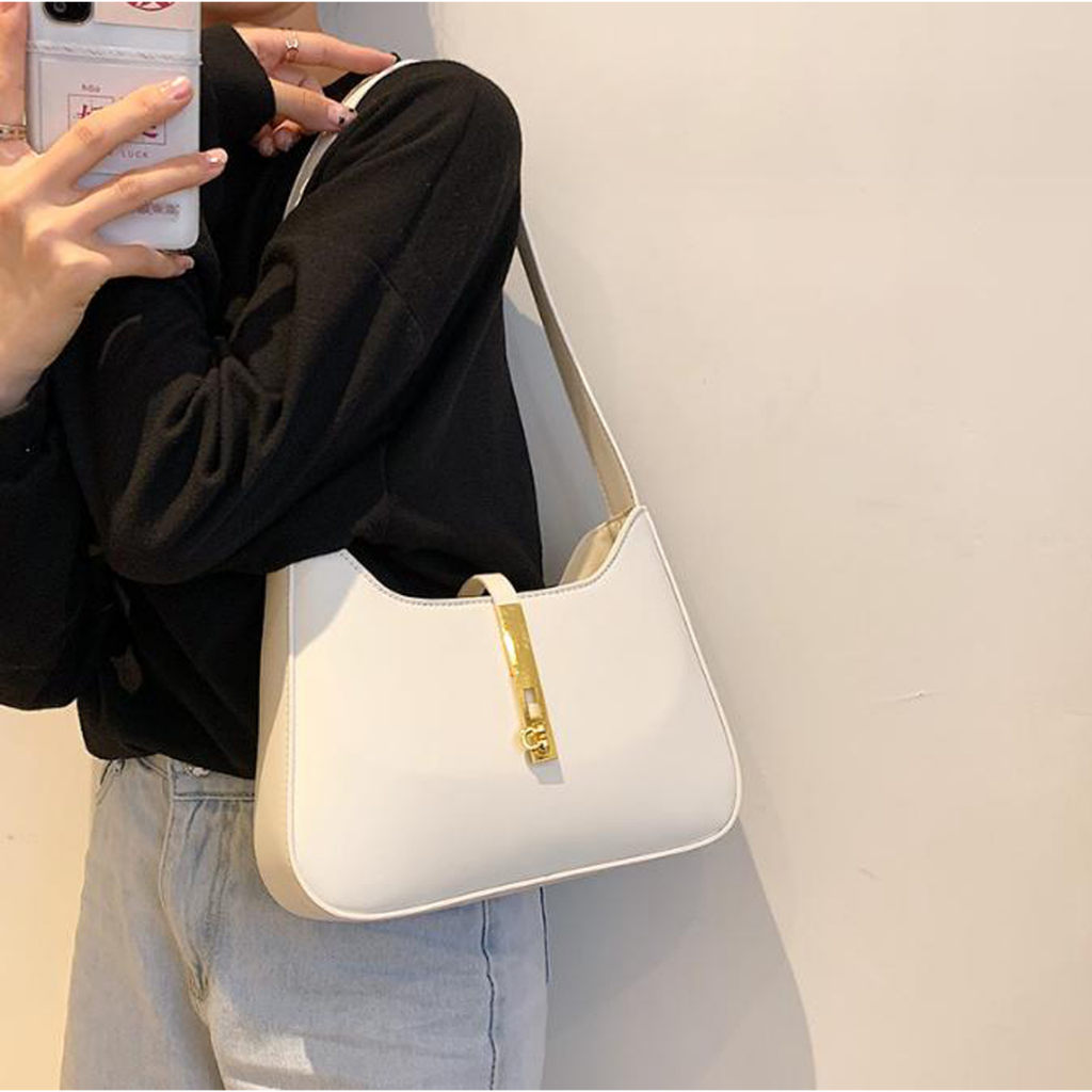 Túi xách kẹp nách túi nữ giá rẻ Bag.thanhthu thiết kế khoá thanh sang trọng 791