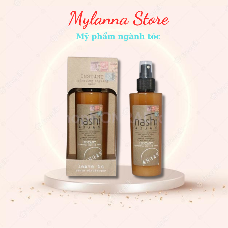 Xịt xả khô Nashi Argan Oil làm phồng tóc 150ml