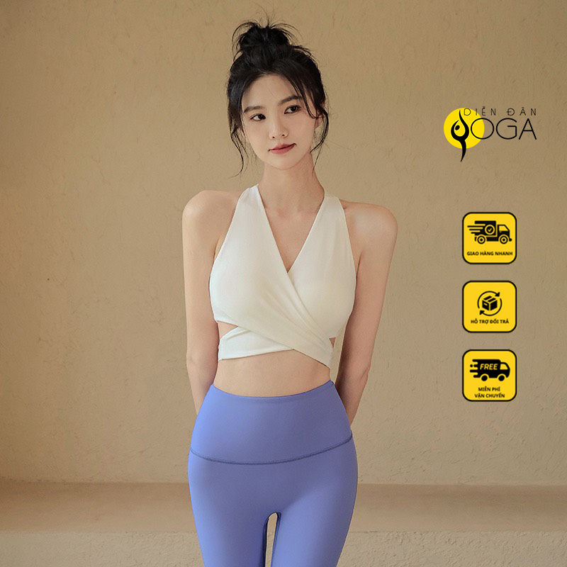 Áo bra cột nơ Quảng Châu cao cấp - Chất thun lulu co giãn - Điều chỉnh được kích cỡ