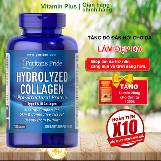 Viên uống Đẹp da, mờ nám Collagen Hydrolyzed 1000mg180 viên