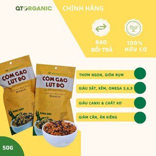 Cốm gạo lứt rong biển hữu cơ 50g