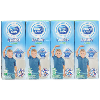 Lốc 4 hộp sữa tiệt trùng Dutch Lady Cao Khoẻ