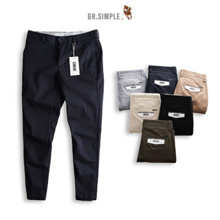 Quần kaki dài nam GRSIMPLE dáng Slim Fit, dáng ôm, chất liệu co giãn dáng âu
