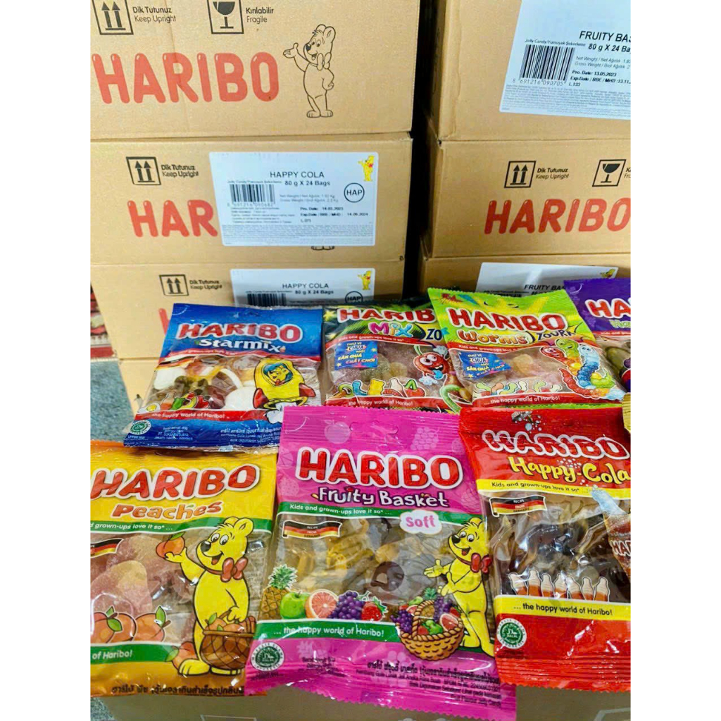 Kẹo Dẻo Haribo - Gói 80g
