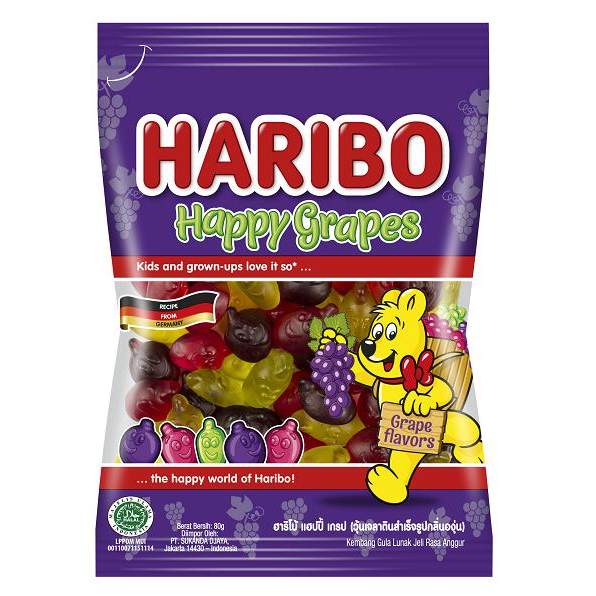 Kẹo Dẻo Haribo - Gói 80g