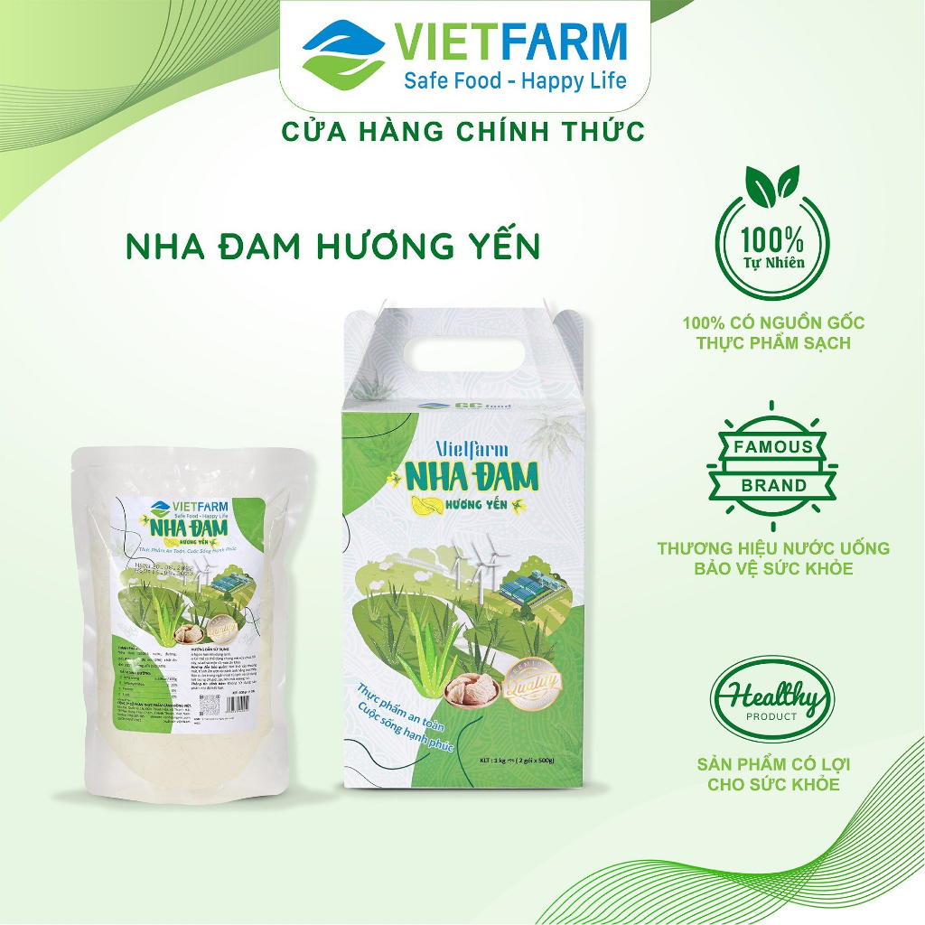 Thạch Nha Đam VIETFARM Hương Yến 500gr
