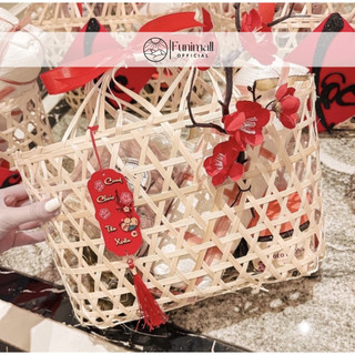Giỏ tre, làn tre 2 quai đựng quà biếu, giỏ trứng, giỏ tre truyền thống thân thiện môi trường-FUNIMALL